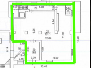 Фотография Аренда помещения свободного назначения, 146 м² , Кутузовский проспект 10  №14