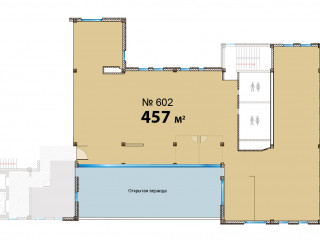 План помещения: Аренда офиса, 457 м² , переулок Степанова 3 , №2