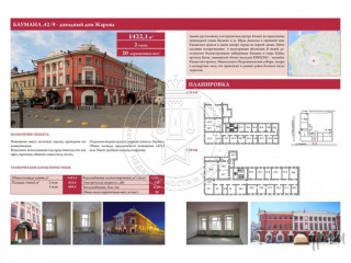 Фотография Аренда помещения свободного назначения, 1373 м² , Баумана ул 42/9  №4