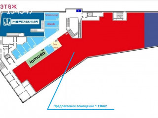 Фотография Аренда помещения свободного назначения, 1125 м² , Дирижабельная улица 23  №3