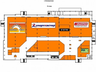 План помещения: Торговый центр Сибирский городок в Новокузнецке, №2