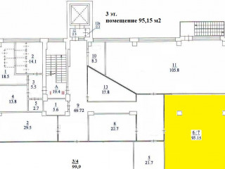 Аренда офиса 95 м² Алтуфьевское шоссе 13к5 