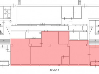 План помещения: Аренда склада, 373 м² , Минеральная улица  , №1