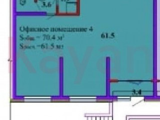 Фотография Продажа помещения свободного назначения, 63 м² , улица Марины Цветаевой №27