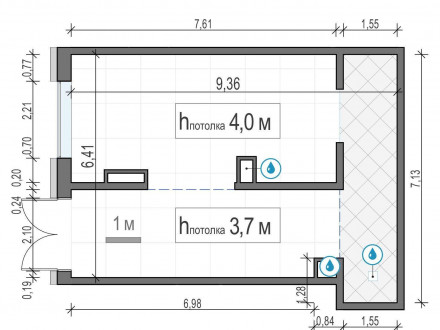 Продажа помещения свободного назначения 58 м² Западный административный округ к16 