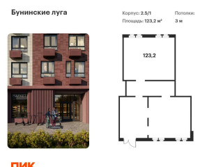 Фотография Продажа помещения свободного назначения, 123 м² , улица Александры Монаховой 80к3  №1