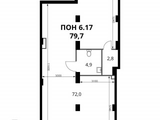 Фотография Продажа офиса, 80 м² , Южный бульвар 4с1  №1