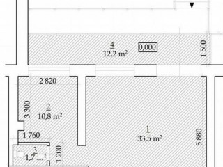 Фотография Аренда помещения свободного назначения, 55 м² , улица Народного Ополчения 41  №3