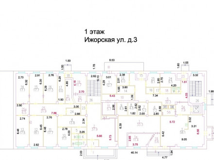 Продажа помещения свободного назначения 2188 м² Ижорская улица 3 