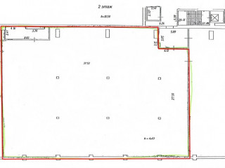 План помещения: Аренда склада, 981 м² , Минеральная улица  , №1
