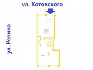 Фотография Продажа магазина, 113 м² , Репина ул 109  №2