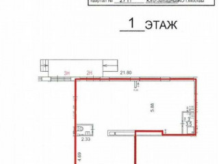 Фотография Аренда помещения свободного назначения, 140 м² , улица Введенского 13В  №3