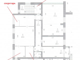 План помещения: Аренда офиса, 224 м² , улица Воровского, №1