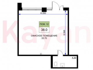 Фотография Продажа помещения свободного назначения, 38 м² , Межсанаторный проезд №8