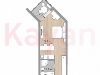 Продажа офиса 37 м² Курортная улица  