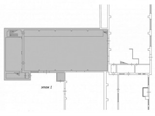 План помещения: Аренда склада, 841 м² , Масляный переулок  , №2