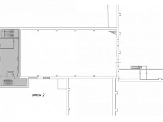 План помещения: Аренда склада, 841 м² , Масляный переулок  , №1