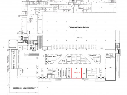 Аренда магазина 162 м² улица Дмитрия Мартынова 12 