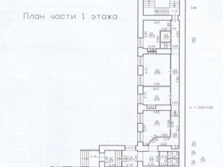 План помещения: Продажа офиса, 300 м² , набережная Кутузова  , №1