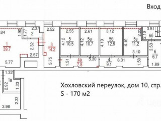 Фотография Аренда помещения свободного назначения, 174 м² , Хохловский переулок 10с7  №15