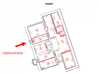 Фотография Аренда помещения свободного назначения, 322 м² , улица Большая Полянка 4/10  №7