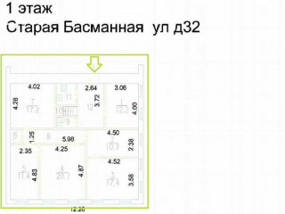 Фотография Продажа помещения свободного назначения, 311 м² , Старая Басманная улица 32  №14