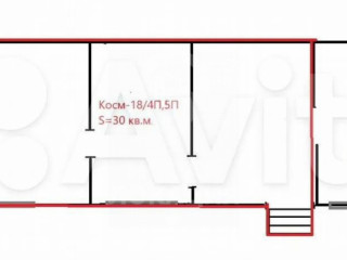Фотография Аренда помещения свободного назначения, 30 м² , Космический проспект 18  №4
