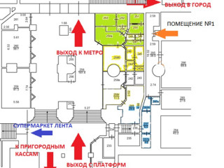 Фотография Аренда магазина, 59 м² , Комсомольская площадь 2  №1