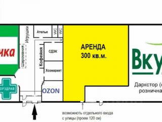Фотография Аренда помещения свободного назначения, 350 м² , улица Миклухо-Маклая 40соор1  №3