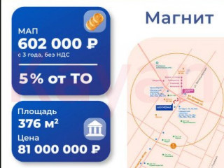 Фотография Продажа магазина, 376 м² , улица Марины Цветаевой №2