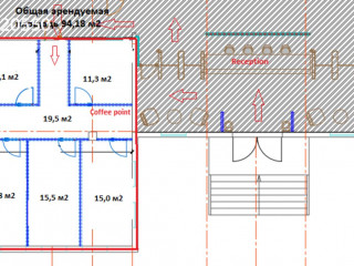 Фотография Аренда офиса, 94 м² , 1-й Казачий переулок 7  №5
