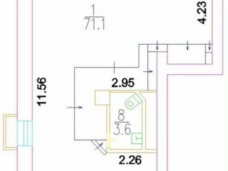 Фотография Аренда помещения свободного назначения, 74 м² , улица Маршала Бирюзова 11  №3