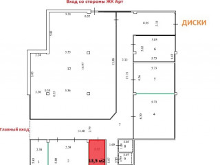 Фотография Аренда магазина, 46 м² , Красногорский бульвар 4к1  №2