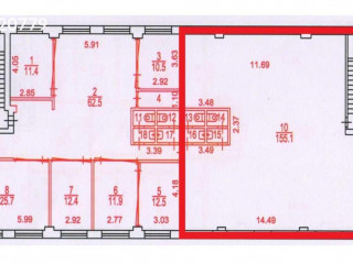 Фотография Аренда офиса, 534 м² , Спасский тупик 8с1  №4