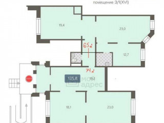 Фотография Аренда помещения свободного назначения, 135 м² , Базовская улица 15к1  №3