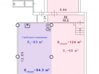 Фотография Аренда помещения свободного назначения, 95 м² , Туристская улица 19к1  №11