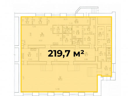 Продажа помещения свободного назначения 220 м² улица Свердлова 26 