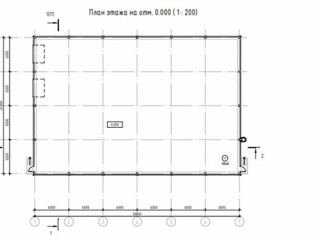 План помещения: Аренда склада, 1400 м² , 3-й Бадаевский проезд  , №7 План помещения: Аренда склада, 1400 м² , 3-й Бадаевский проезд  , №7