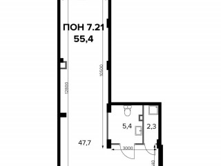 Продажа помещения свободного назначения 55 м² Ленинградское шоссе 228к4