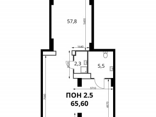 Продажа помещения свободного назначения 66 м² улица Фруктовые Сады 1