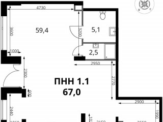 Продажа помещения свободного назначения 67 м² Комсомольская улица 16