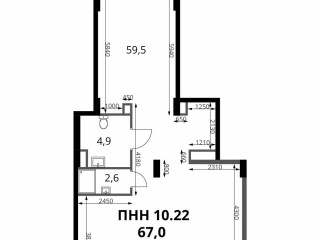 Продажа помещения свободного назначения 67 м² Комсомольская улица 16