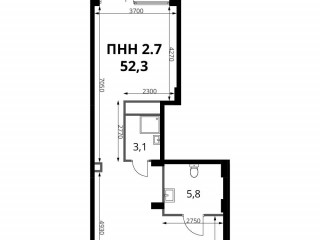 Продажа помещения свободного назначения 52 м² Комсомольская улица 16