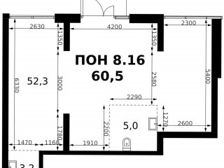 Продажа помещения свободного назначения 61 м² Монтажная улица вл8/24