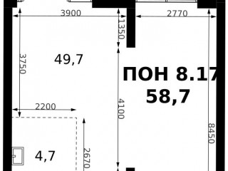 Продажа помещения свободного назначения 59 м² Монтажная улица вл8/24