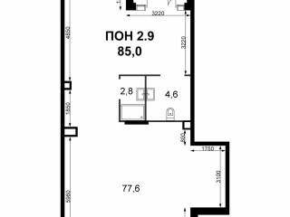 Продажа помещения свободного назначения 85 м² микрорайон Клязьма-Старбеево 1