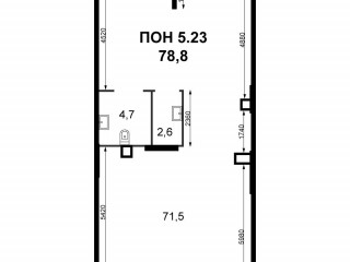 Продажа помещения свободного назначения 79 м² микрорайон Клязьма-Старбеево 1