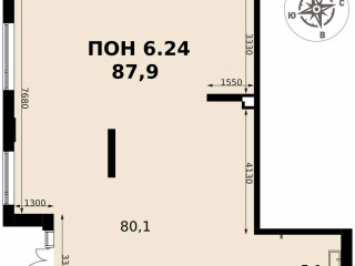 Продажа помещения свободного назначения 88 м² микрорайон Клязьма-Старбеево 1 