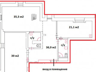 Фотография Аренда помещения свободного назначения, 256 м² , Романов переулок 3с7  №2