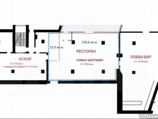 Фотография Аренда помещения свободного назначения, 450 м² , улица Хамовнический Вал 34  №6